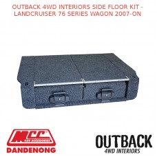OUTBACK 4WD INTERIORS SIDE FLOOR KIT - LANDCRUISER 76 SERIES WAGON 2007-ON